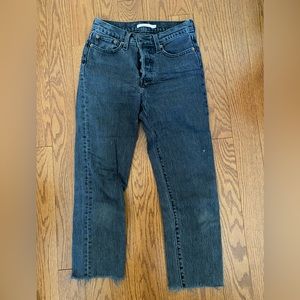Levi Denim Wedgie Straight Jeans Size 25